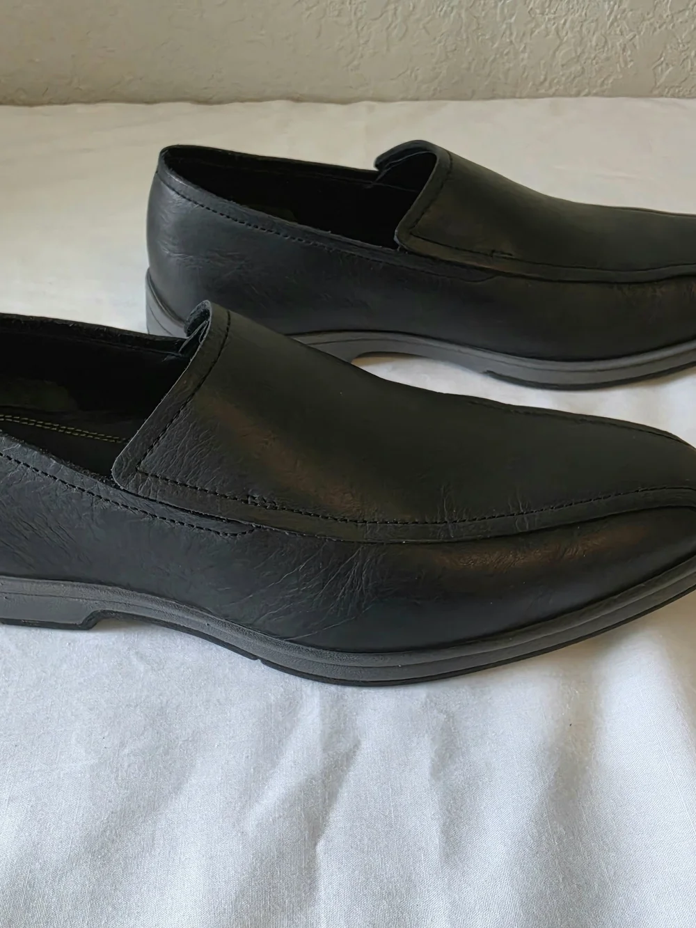 Cole Haan Air Adams Venetian Leather Men's 10.5 M Black Slip-On Loafers CC8516